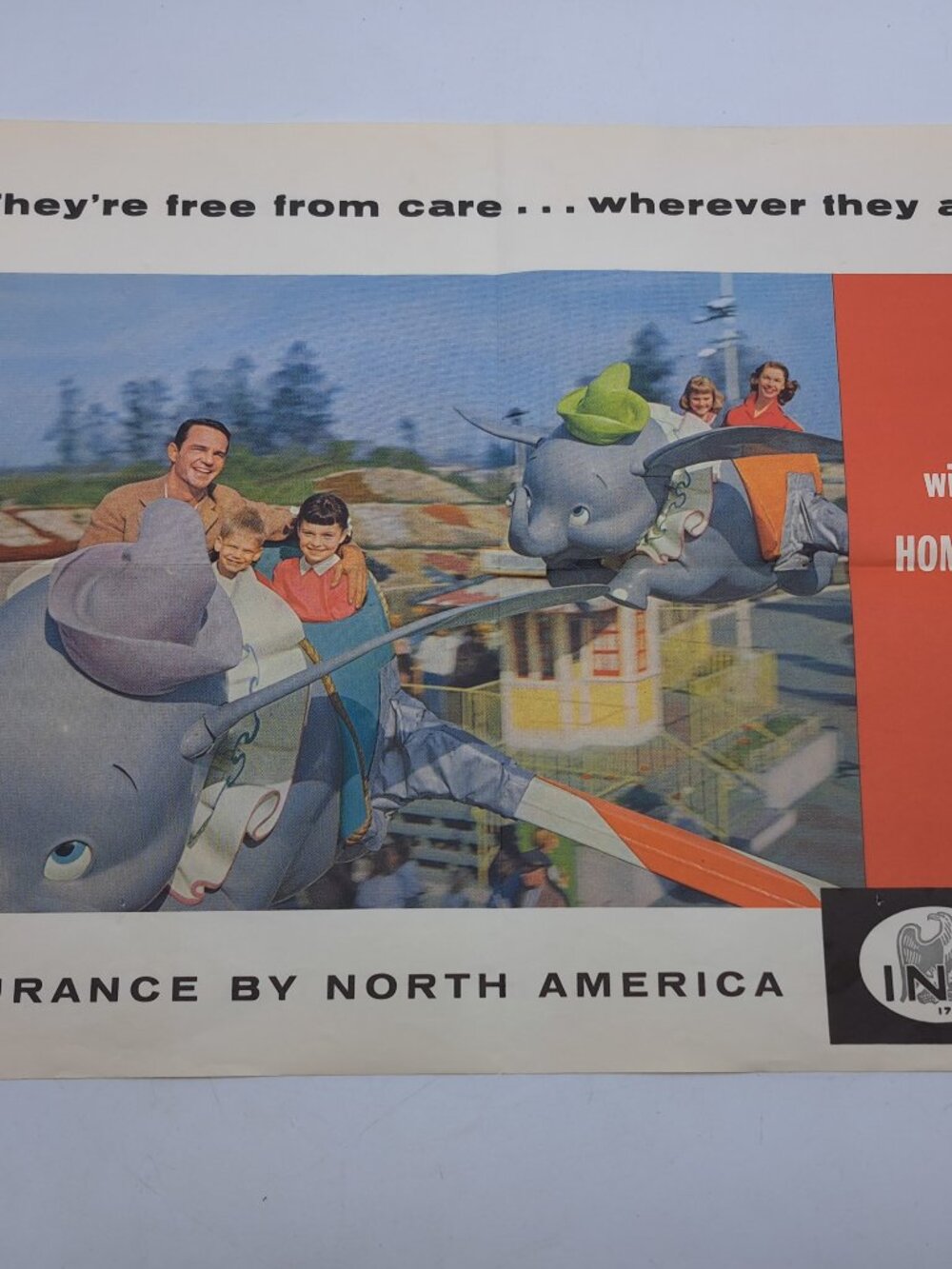 1958 Insurance North America Advertisement